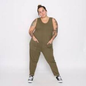 Conscious Clothing Jumpsuit/Romper, Olive green, S